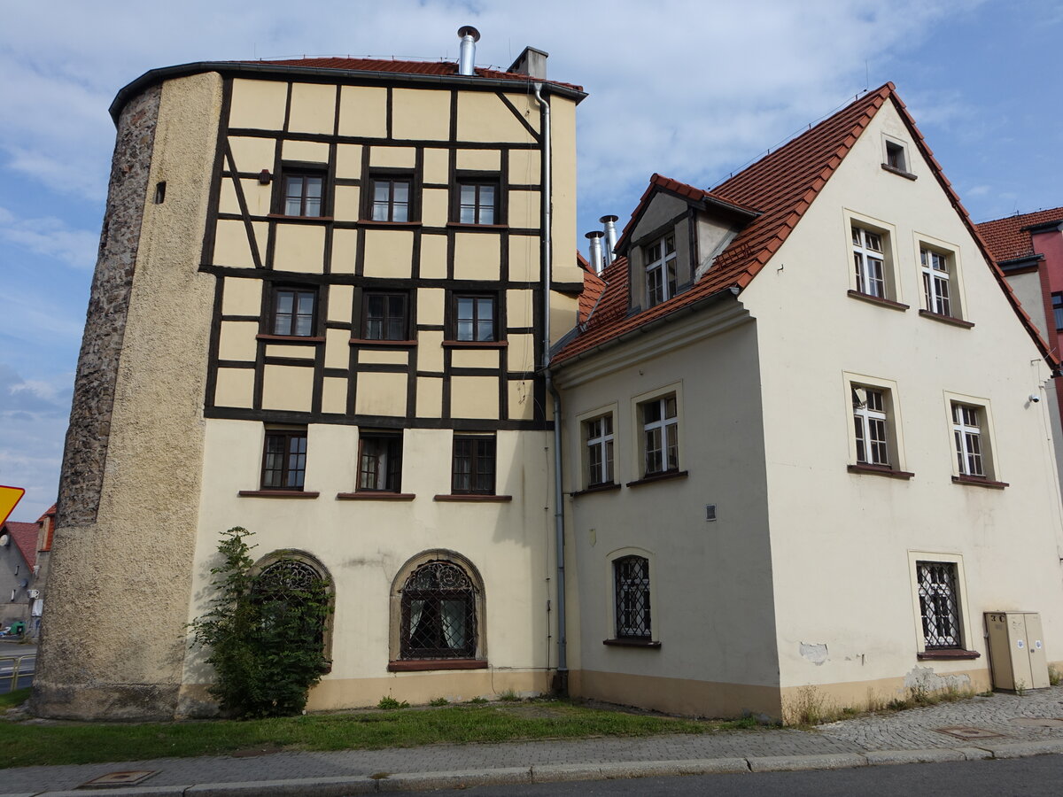 Jelenia Gora / Hirschberg, Grodzka Bastion, erbaut im 15. Jahrhundert (11.09.2021)