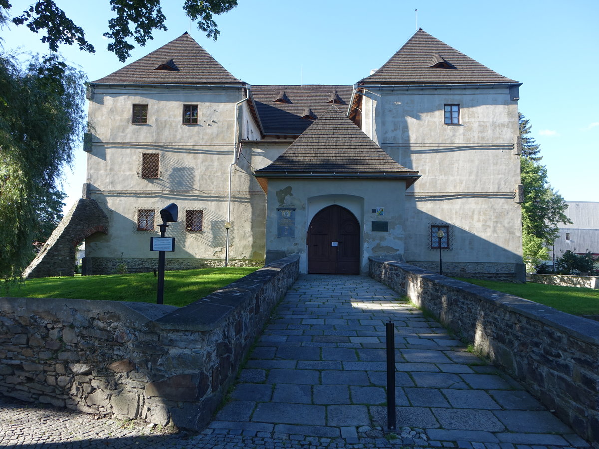 Jesenik / Gräfenberg, spätgotisches Schloss, heute Stadtmuseum (01.07.2020)