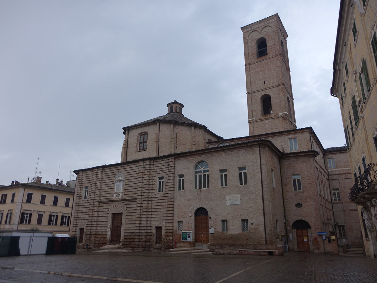 Jesi, Pfarrkirche St. Floriano an der Piazza Federico II. (31.03.2022)
