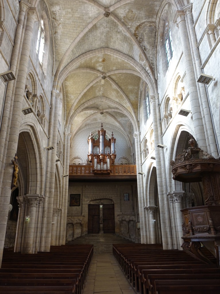 Joinville, Orgelempore der Notre Dame Kirche (26.10.2015)