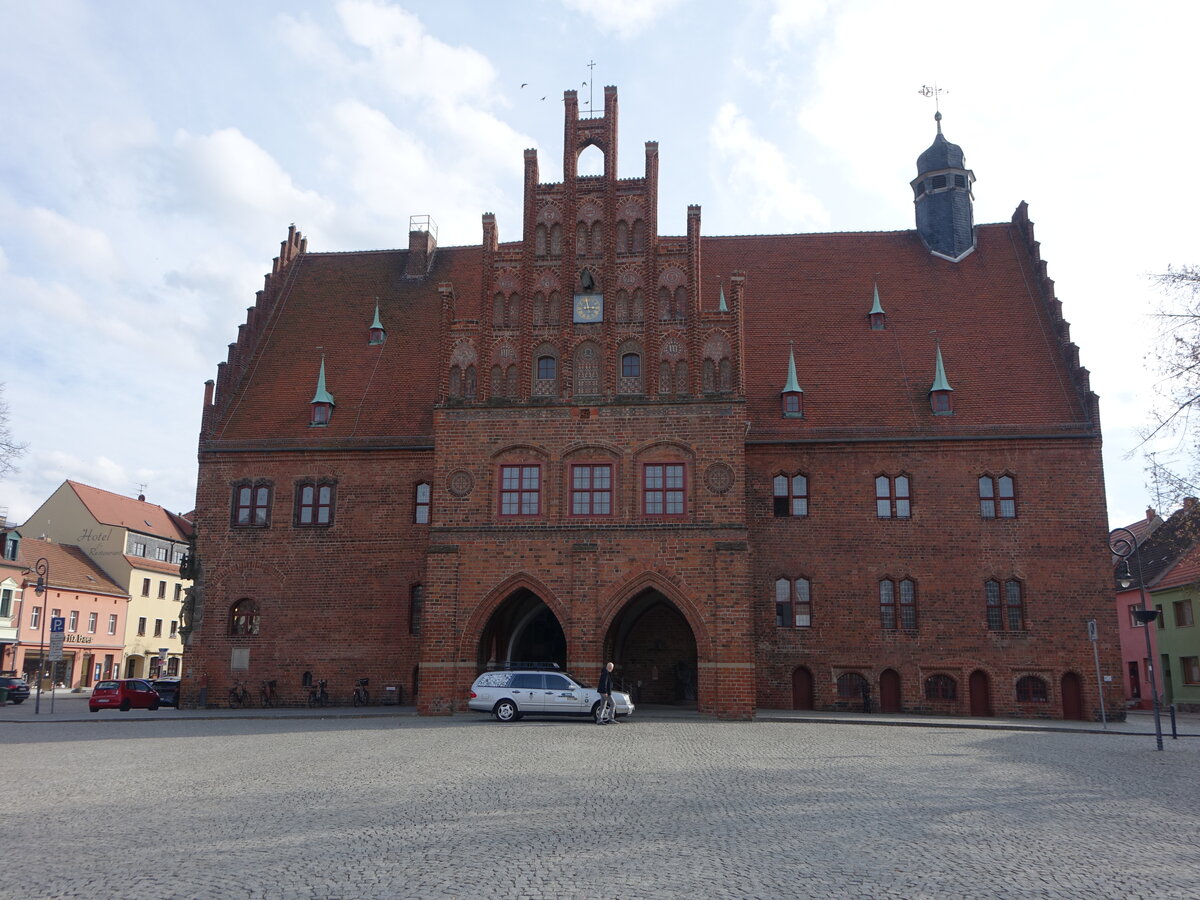 J�terbog, Rathaus am Markt, erbaut ab 1285 (10.03.2026)