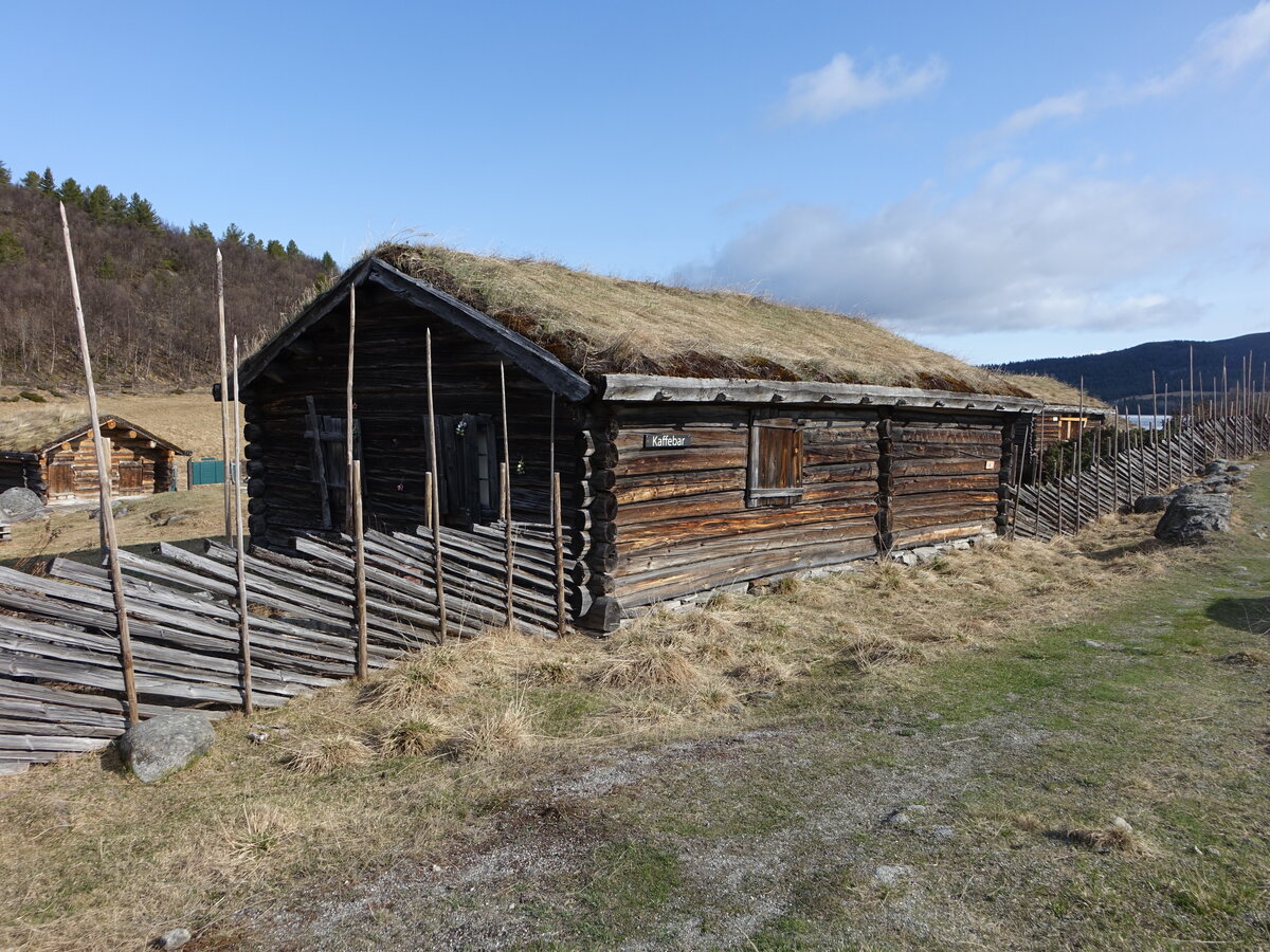 Kaffeebar an der Strae 51 Fjellvegen bei Kalven, Innlandet (25.05.2023)