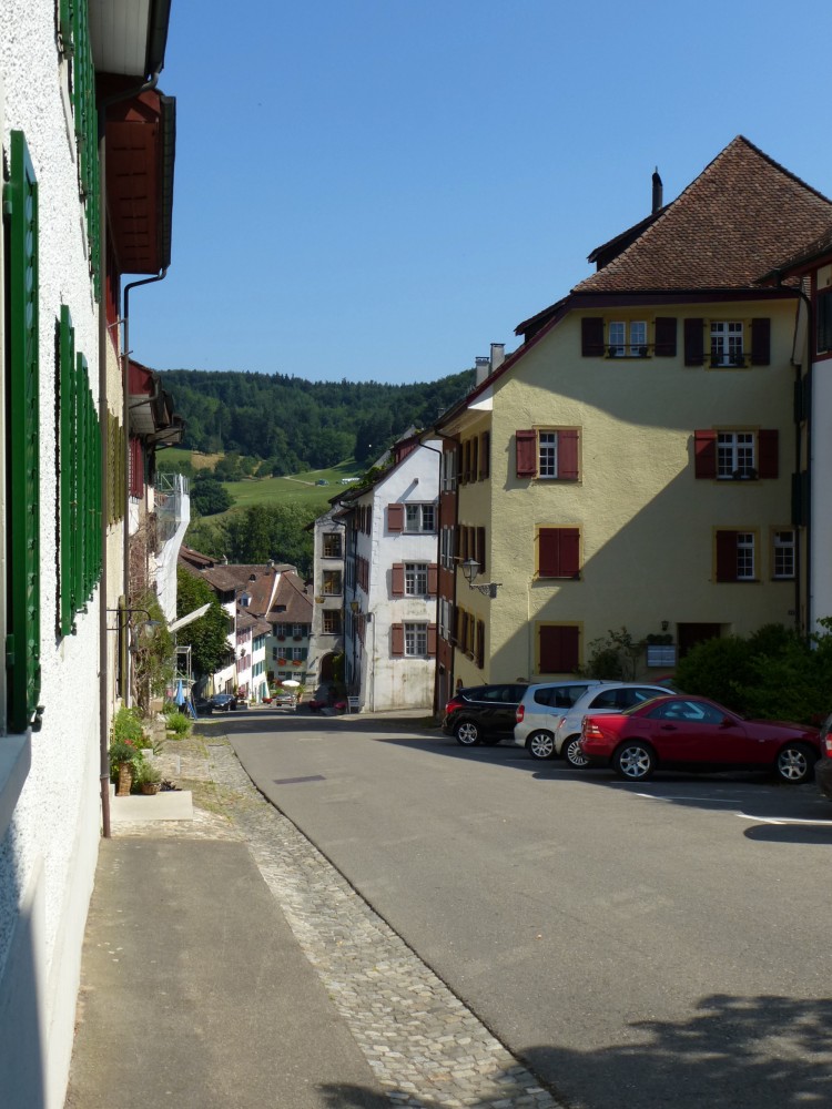 Kaiserstuhl, Blick in die Hauptgasse, Juli 2013