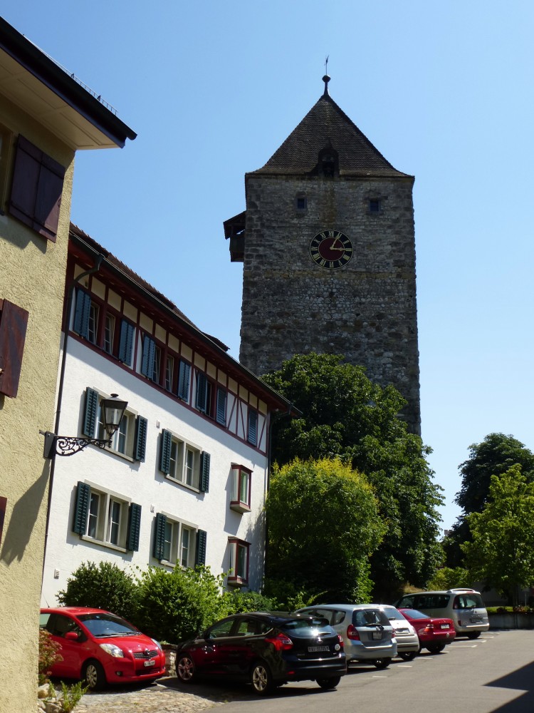 Kaiserstuhl, Blick von der Hauptgasse zum Obertor, Juli 2013