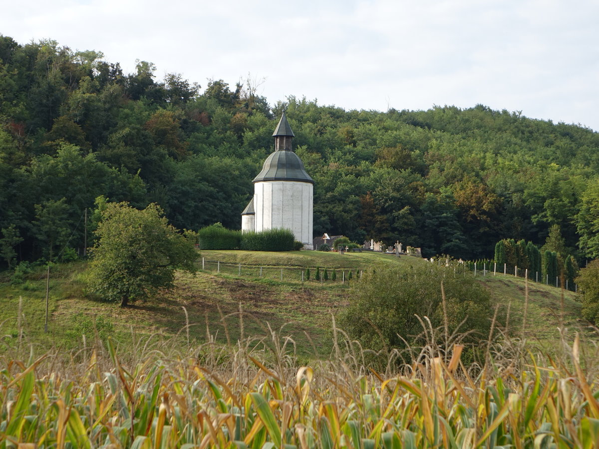 Kallosd, St. Anna Rundkirche, romanische Rotunde aus dem 13. Jahrhundert (29.08.2018)