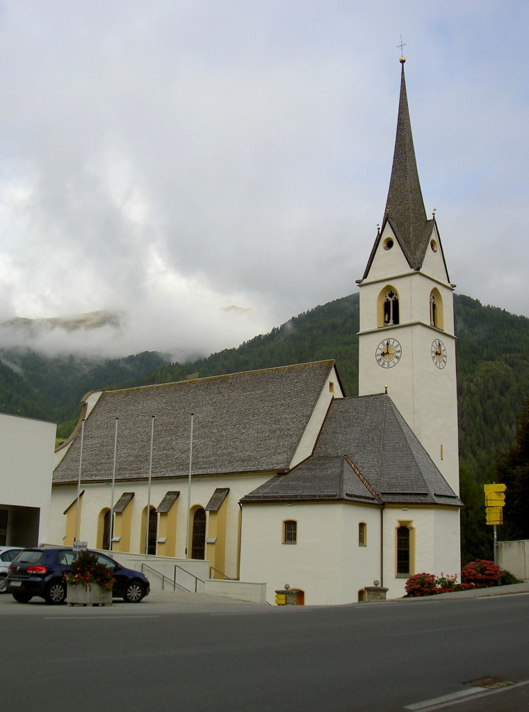 Kals, St. Rupert Kirche, erbaut ab 1274, barockisiert von 1744 bis 1770 (18.09.2014)