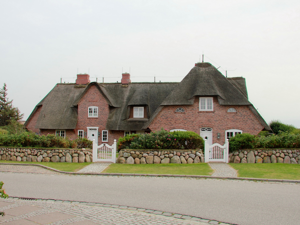 Kampen (Sylt), Kurhausstrae am 14. August 2015.