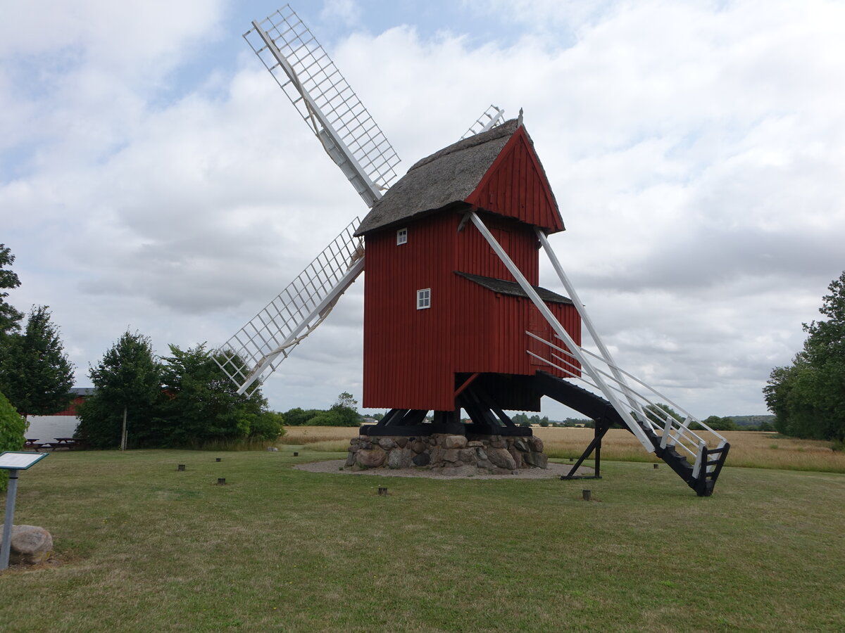 Kappel, historische Bockmhle am Kappelvej, erbaut 1730 (18.07.2021)