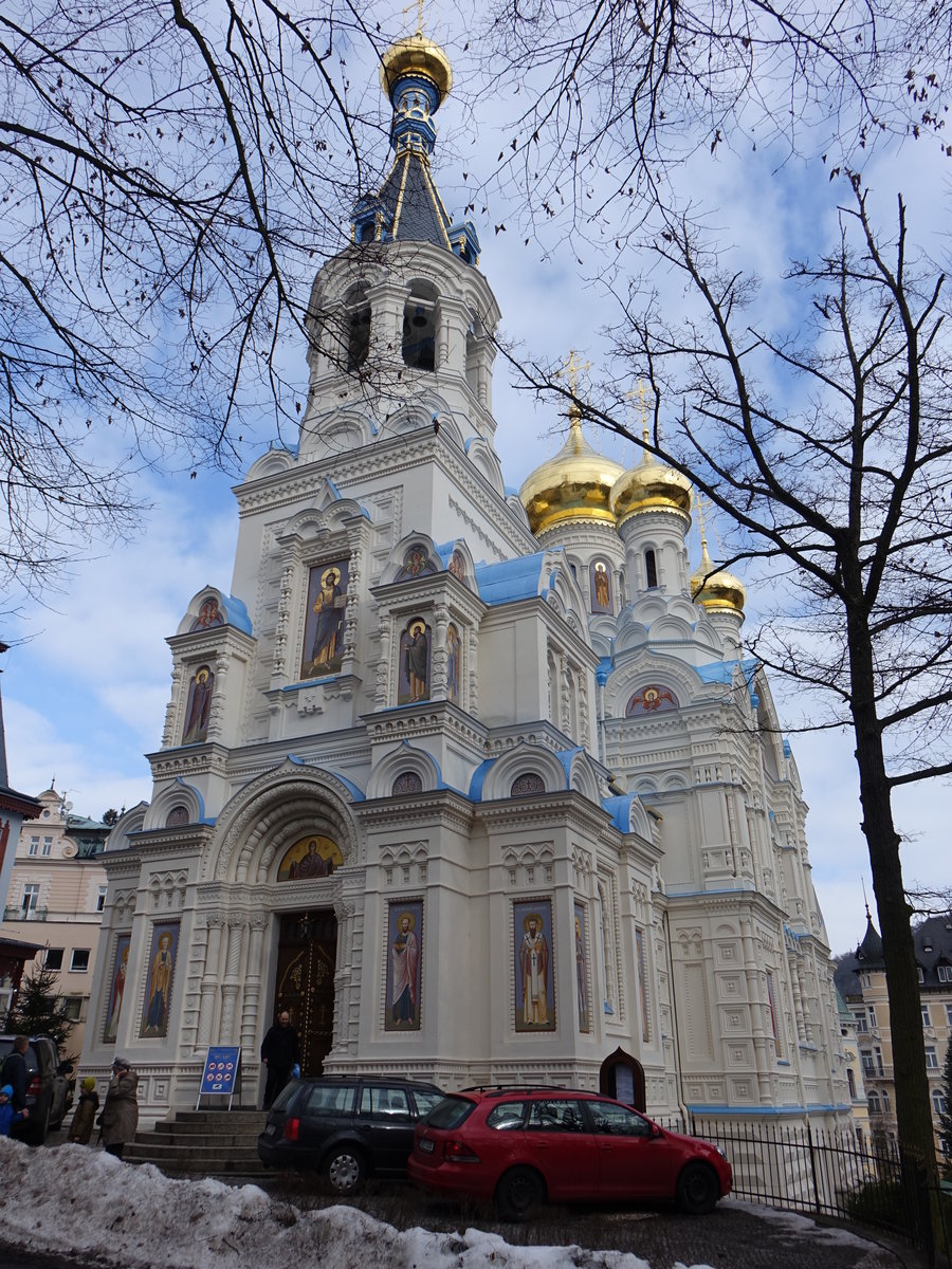 Karlsbad, Russisch-orthodoxe Kirche St. Peter und Paul (19.02.2017)