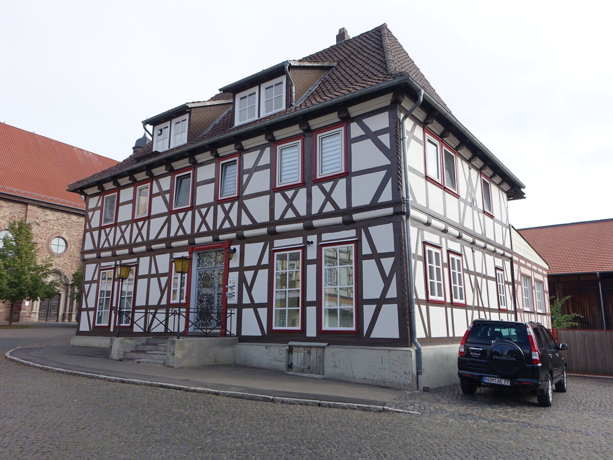 Katlenburg-Lindau, Gasthaus Ratskeller am Markt, erbaut im 18. Jahrhundert (01.10.2023)