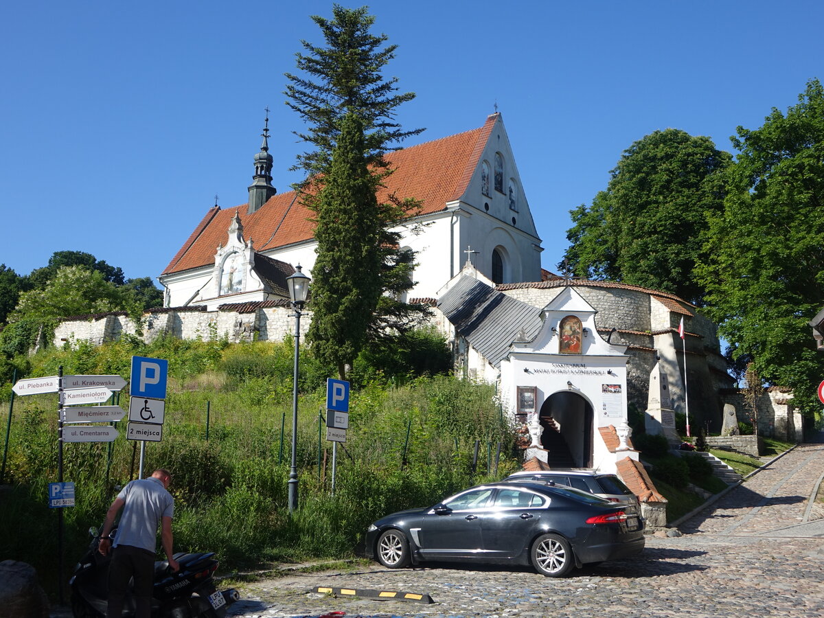 Kazimierz Dolny, Reformatorenkloster, erbaut 1627 im Stil der Renaissance (15.06.2021)