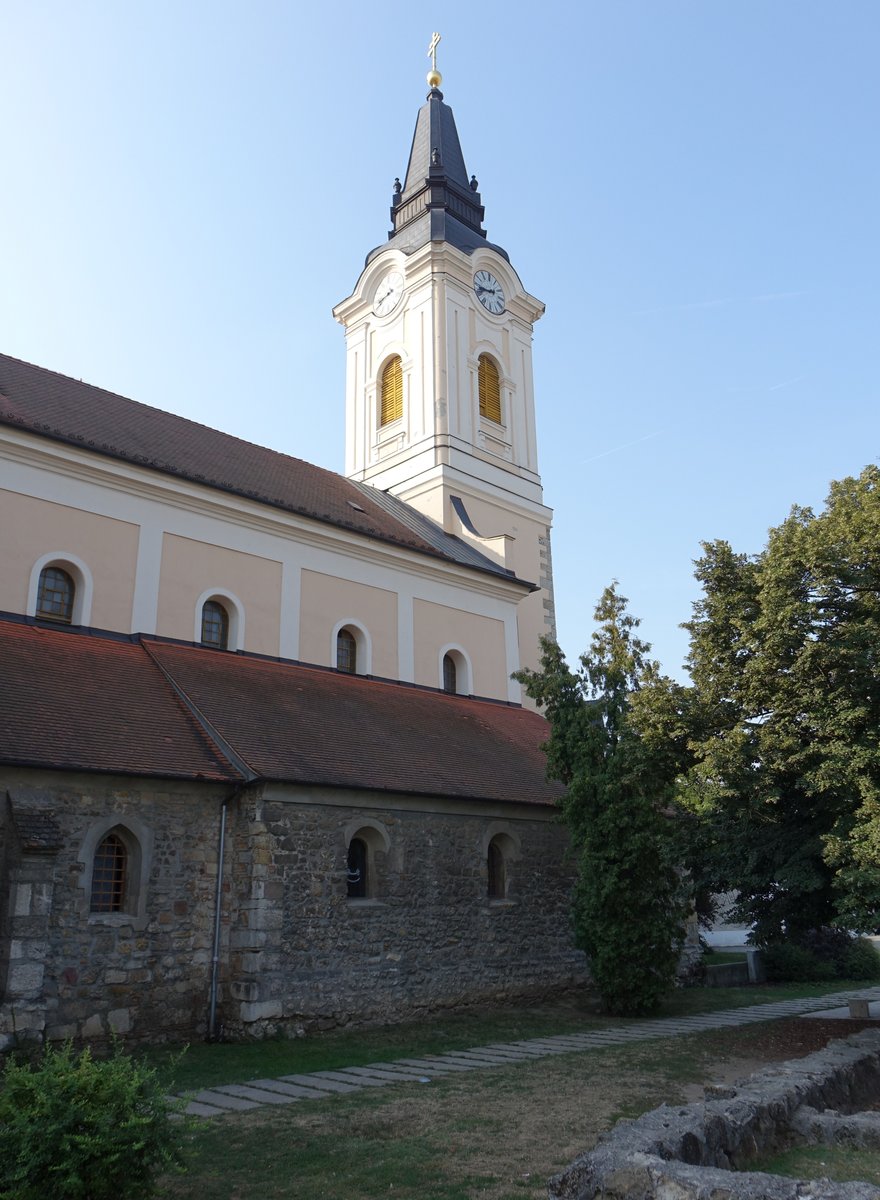 Kecskemet, Pfarrkirche St. Miklos, erbaut von 1724 bis 1730 durch Andreas Mayerhoffer (25.08.2019)