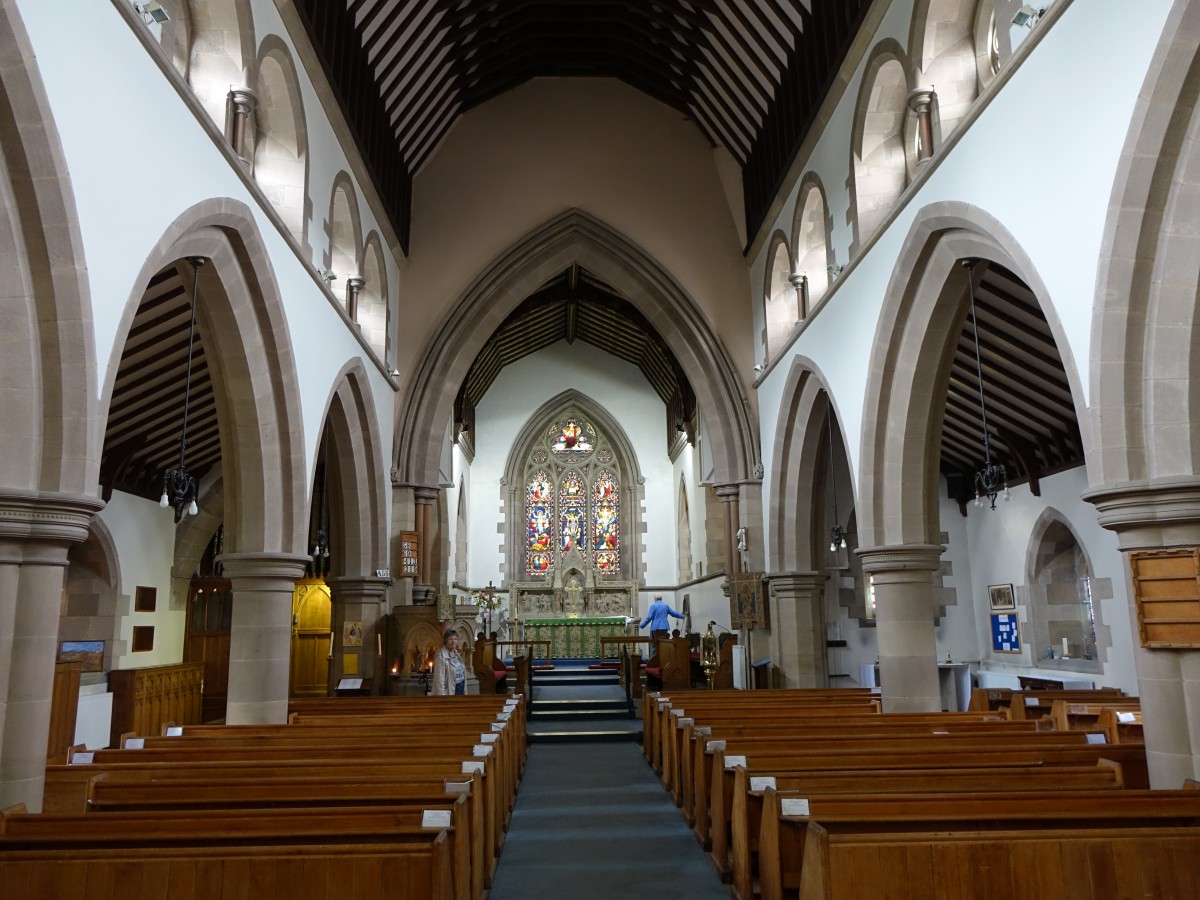 Kelso, Innenraum der St. Andrews Church (10.07.2015)