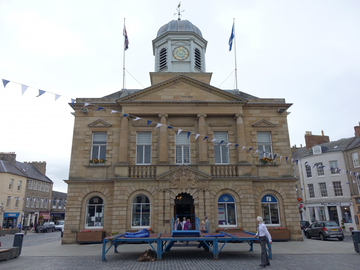 Kelso, Rathaus am Hauptplatz The Square (10.07.2015)