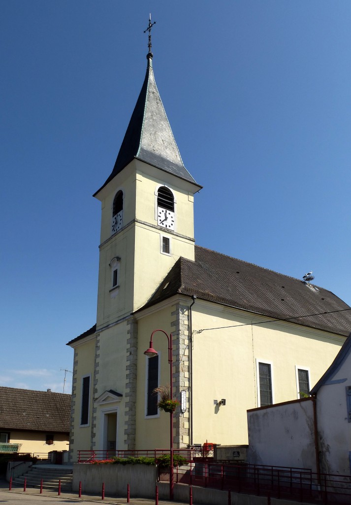 Kembs, die Johanniskirche, Aug.2015