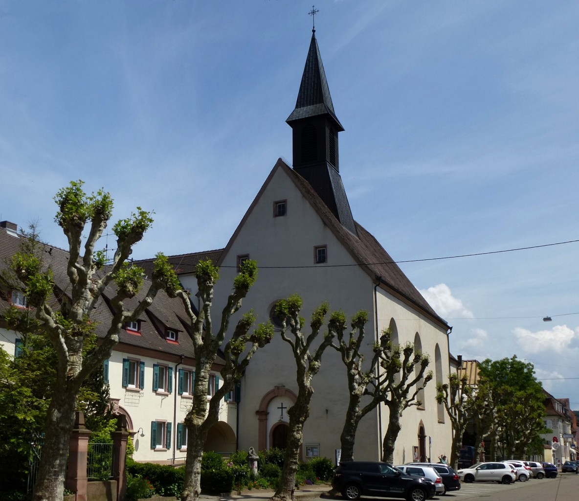 Kenzingen, die ehemalige Klosterkirche, Juni 2013