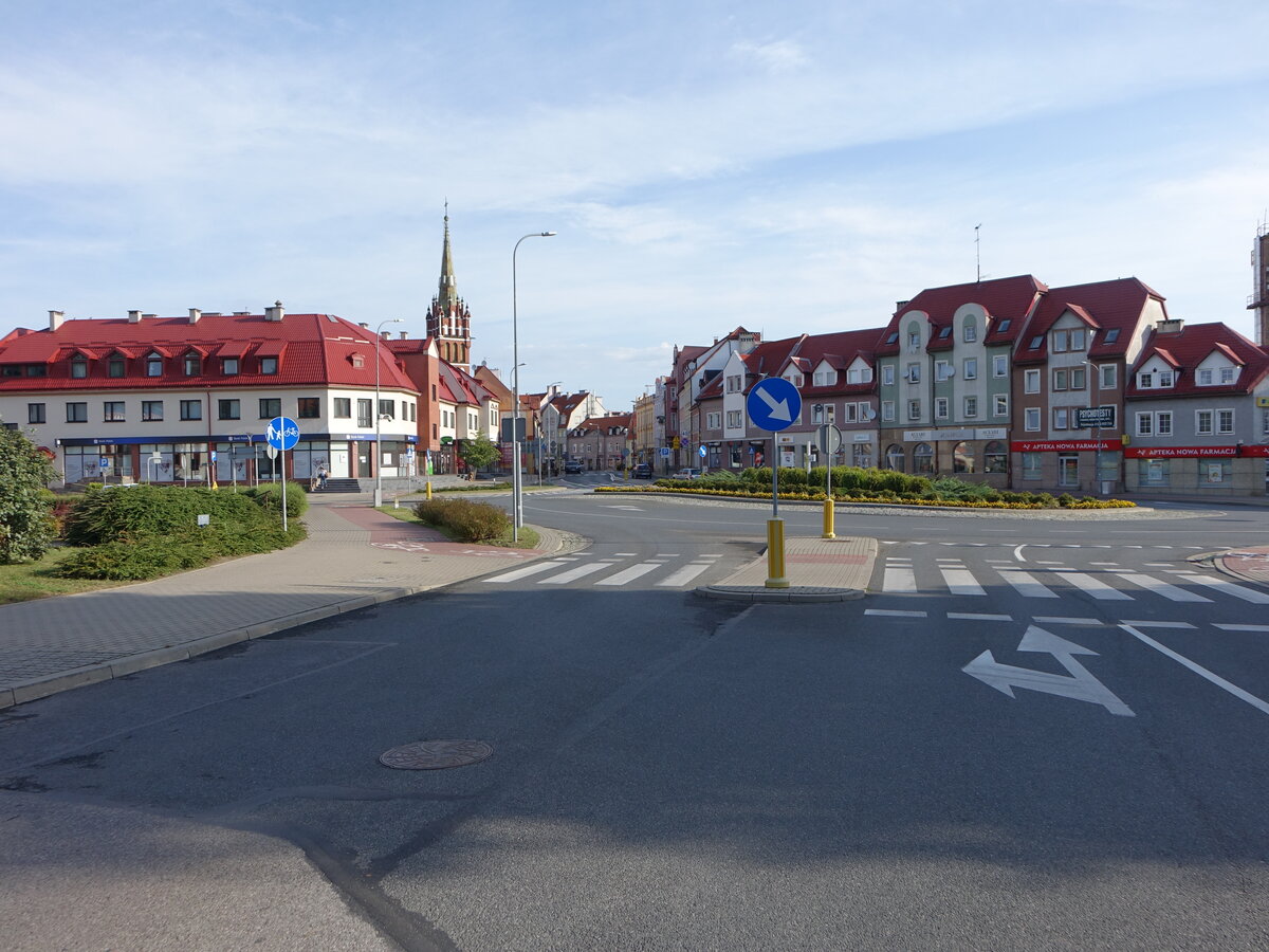 Ketrzyn / Rastenburg, Gebude am Plac Jana Pawla II. (04.08.2021)