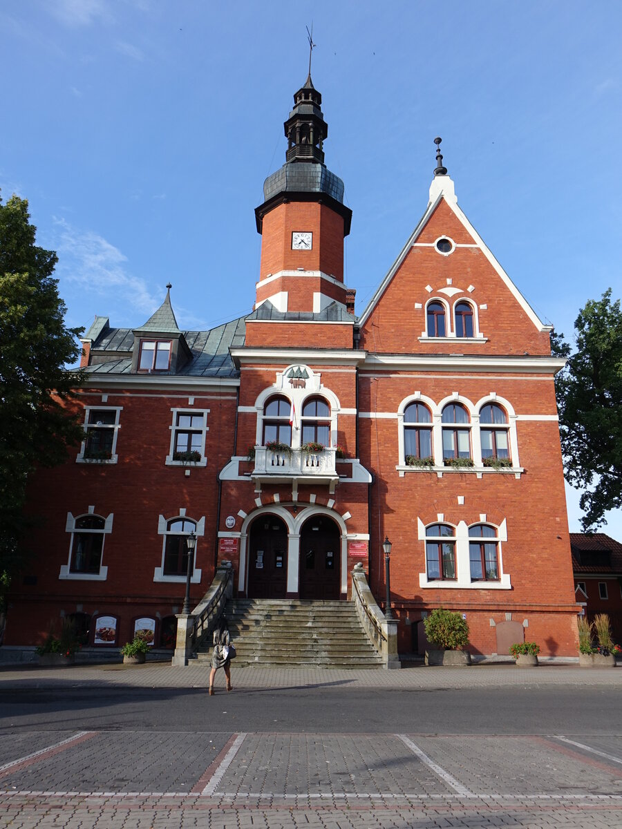 Ketrzyn / Rastenburg, Rathaus in der Wojska Polskiego Strae (04.08.2021)