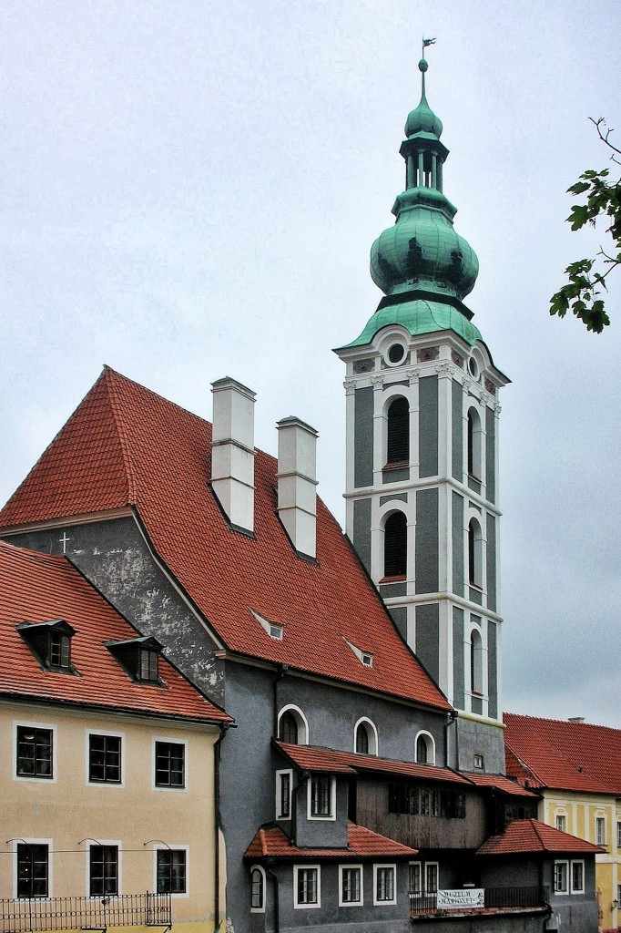Kirche St. Jobst in Česk Krumlov ... aufgenommen am 31.7.2013