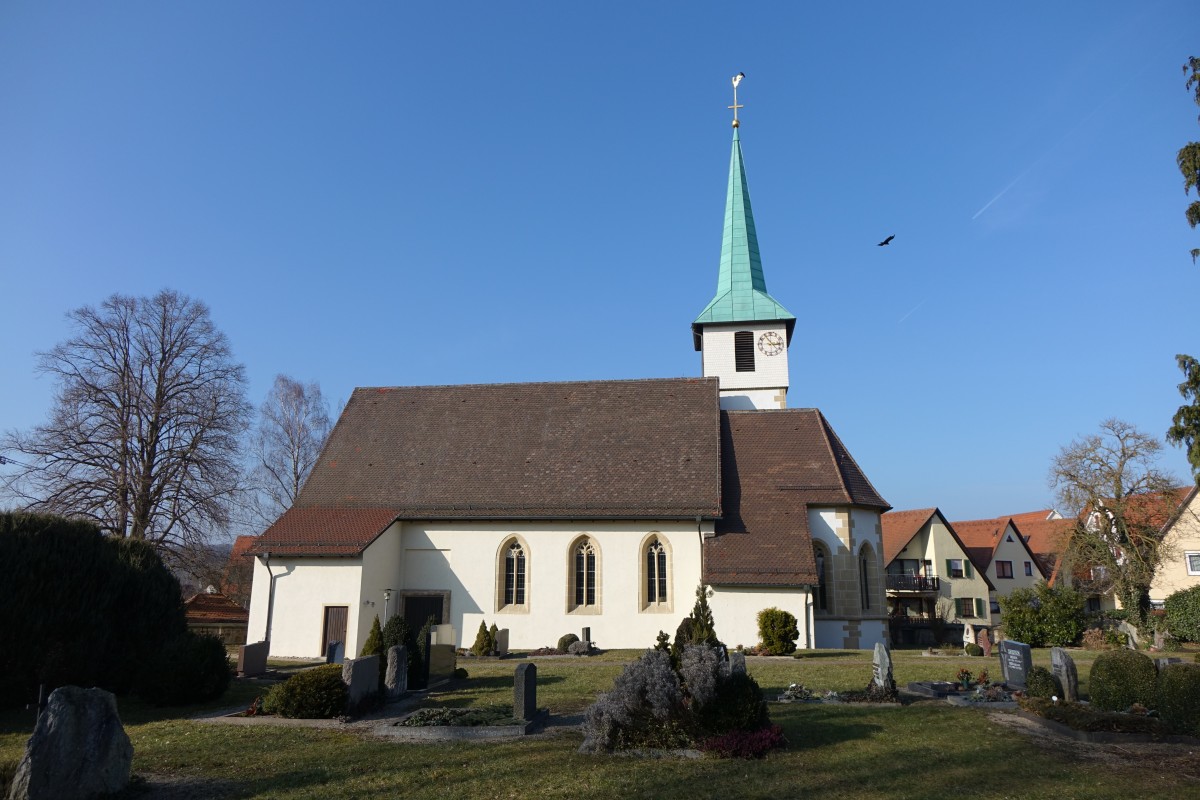 Kirchentellinsfurt, Ev. St. Martin Kirche (19.02.2015)