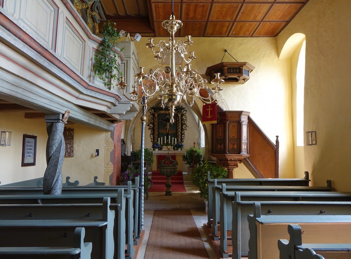 Kirnberg, Innenraum der St. Maria und Michael Kirche (14.05.2015)