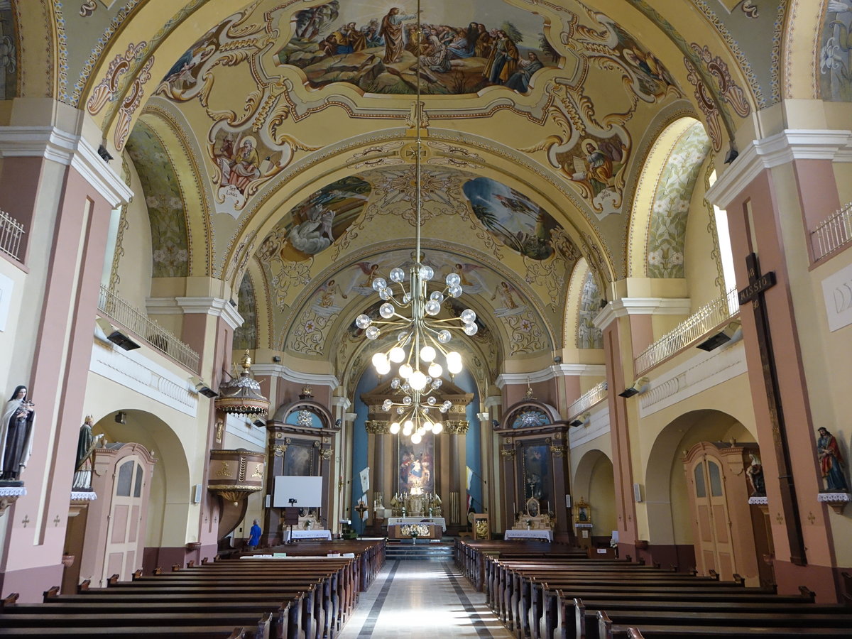 Kiskunmajsa, barocker Innenraum der  Kisboldogasszony Kirche (24.08.2019)