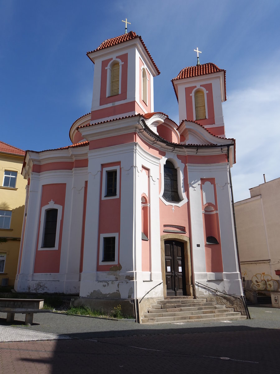 Kladno / Kladen, Kapelle St. Florian, erbaut 1721 durch Kilian Dienzenhofer (28.06.2020)