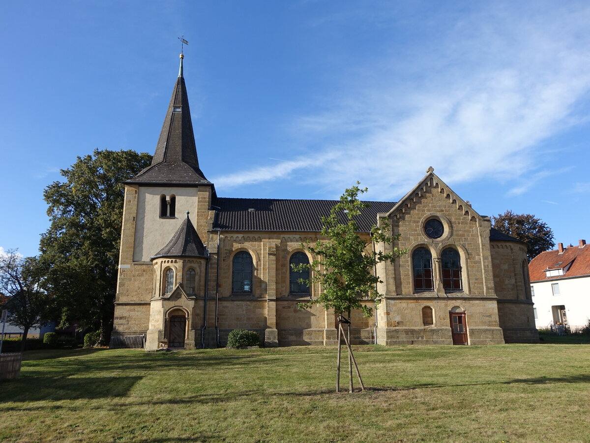 Klein Lafferde, evangelische Kirche, erbaut von 1874 bis 1876 (13.09.2025)