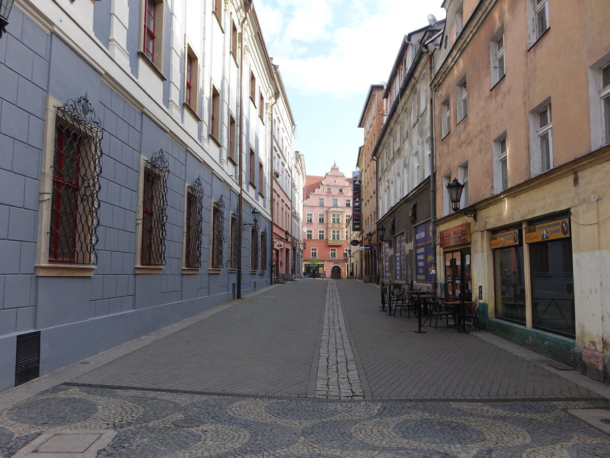 Klodzko / Glatz, historische Huser in der Wojska Polsiego Strae (12.09.2021)