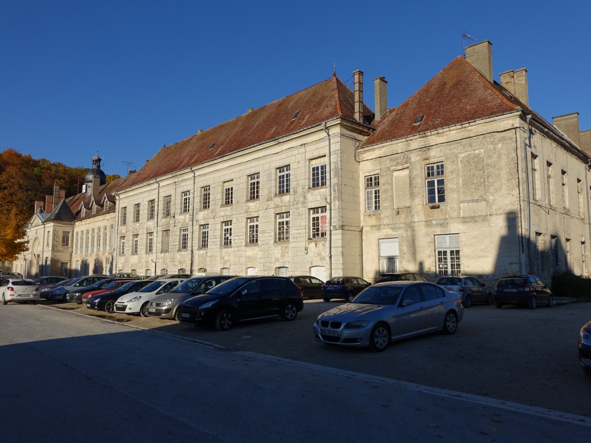 Kloster Clairvaux, gegrndet 1115, aufgehoben 1791, ab 1808 bis heute Gefngnis (26.10.2015)