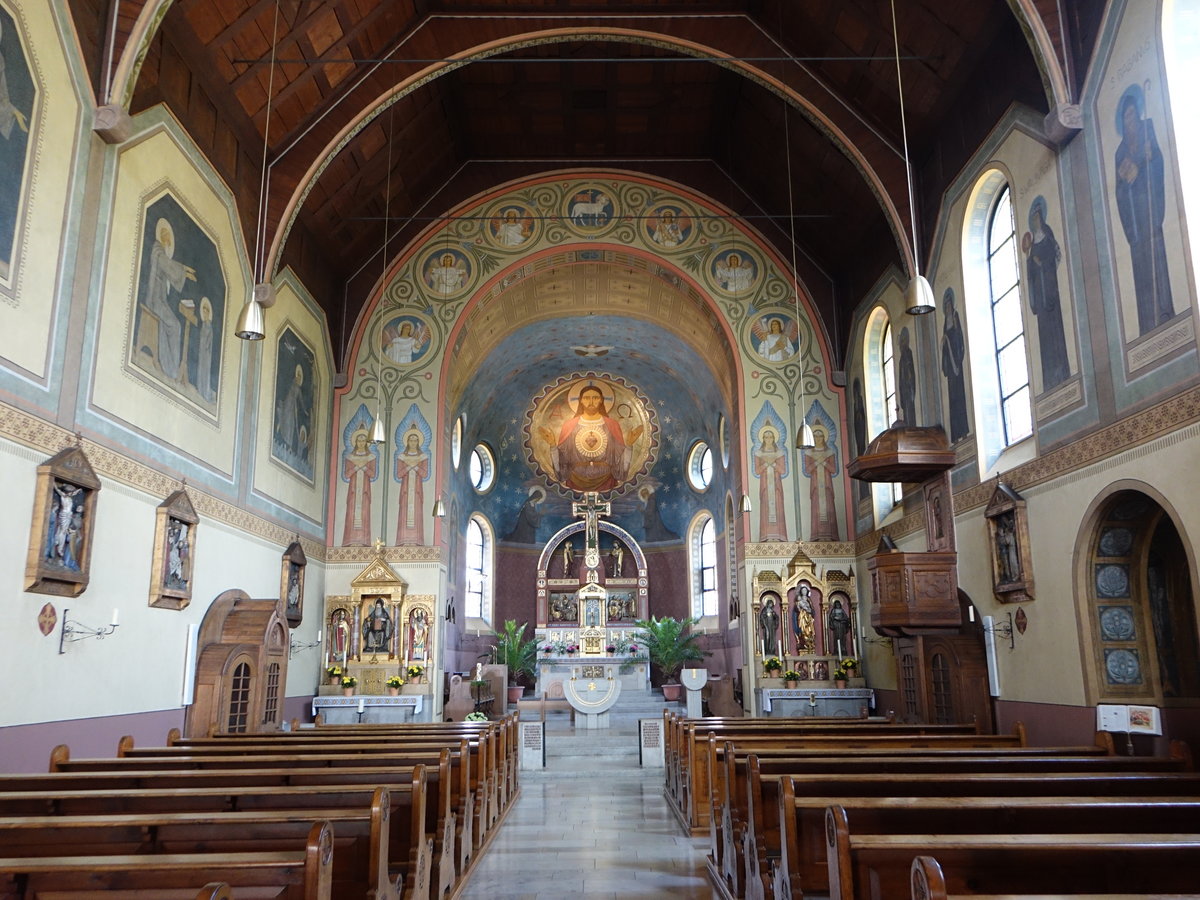 Kloster St. Ludwig, Innenraum der Klosterkirche St. Ludwig (28.05.2017)