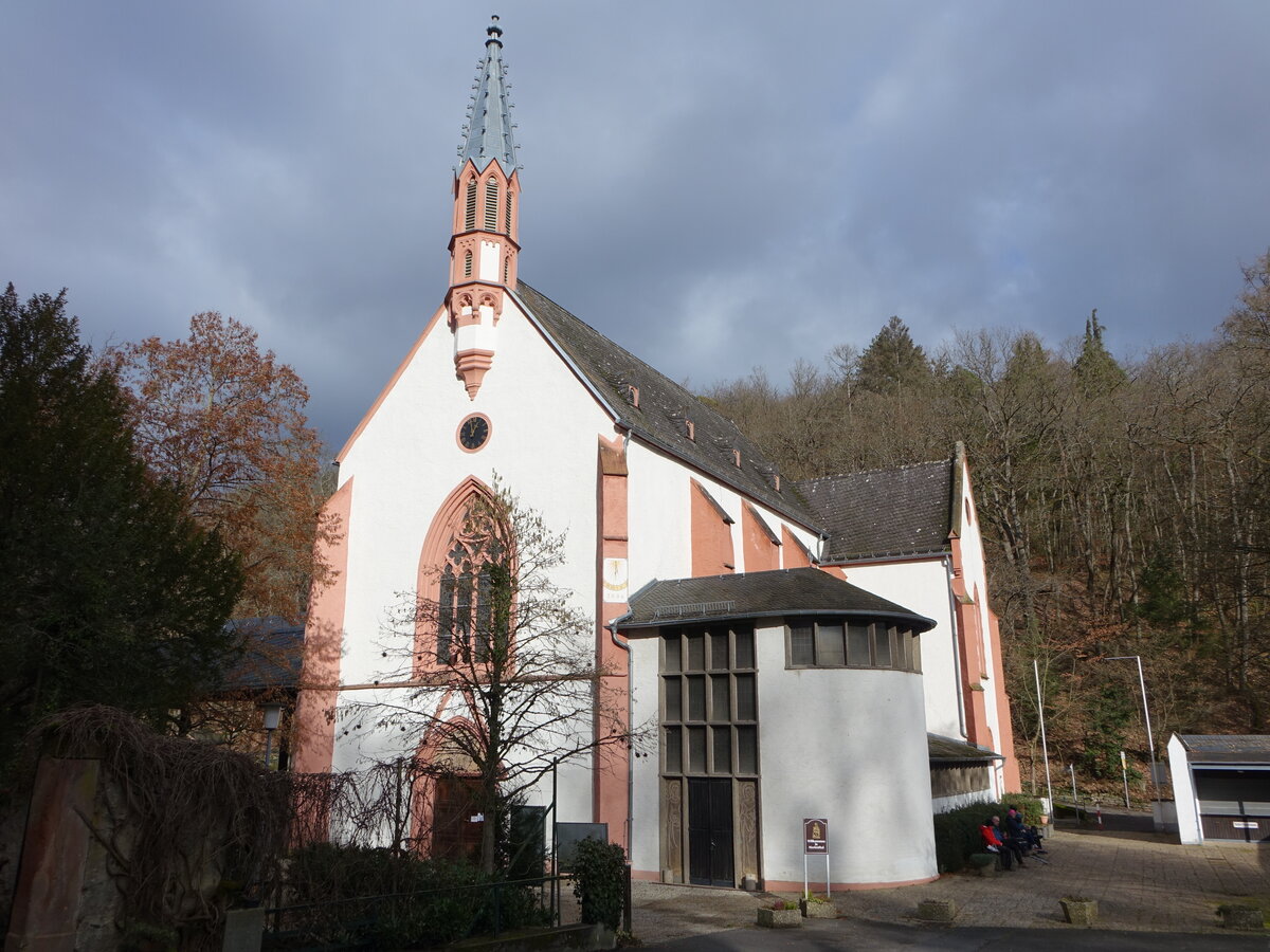 Klosterkirche Marienthal, erbaut von 1326 bis 1330 (30.01.2022)