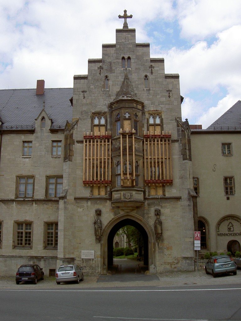 Klostertor vom Zisterzienser Kloster Schulpforte bei Bad Ksen (13.05.2012)