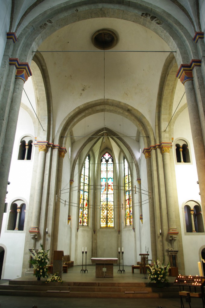 Knechtsteden, Chor der Klosterkirche St. Andreas, erbaut ab 1477 durch Abt Ludger (04.08.2011)
