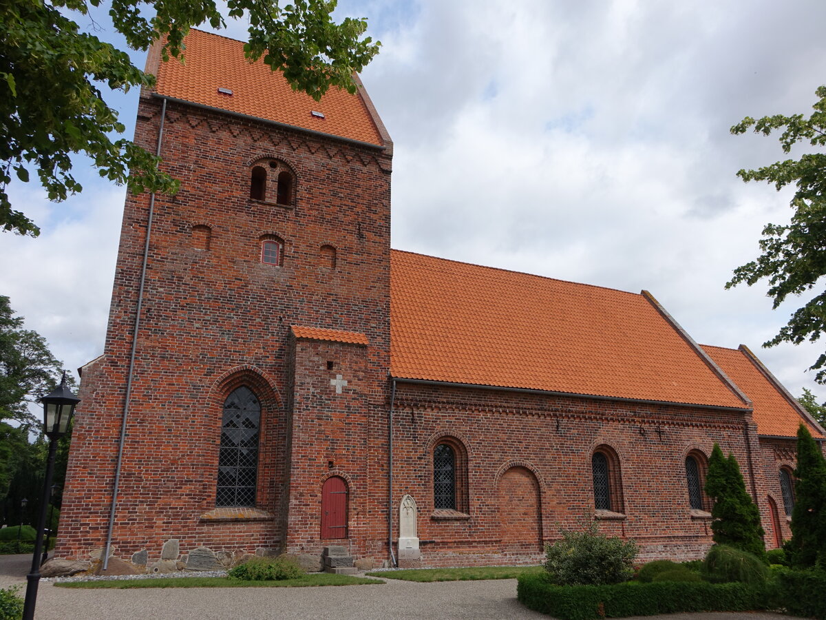 Kobelev, evangelische Kirche, romanische Backsteinkirche (18.07.2021)