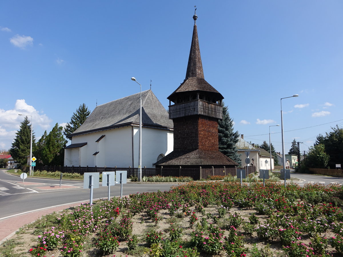 Klcse, reformierte Kirche mit Glockenturm von 1794 (07.09.2018)