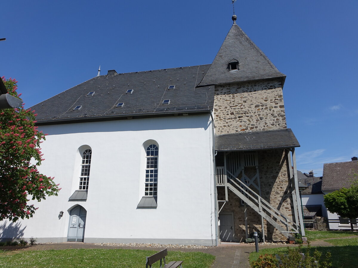 Klschhausen, evangelische Kirche, erbaut 1697 (16.05.2022)
