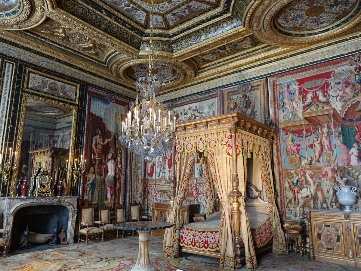 Knigl. Schlafzimmer im Schloss Fontainebleau (19.07.2015)