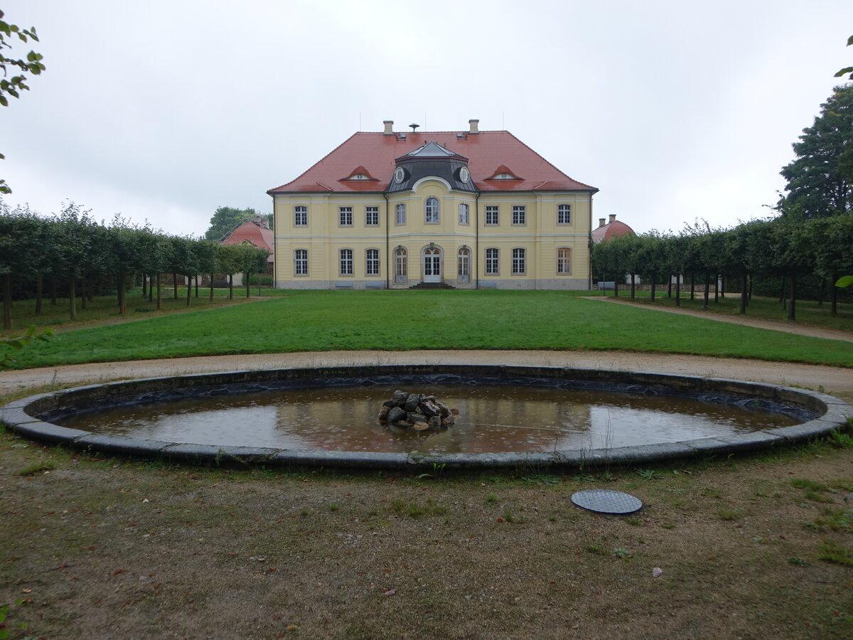 Knigshain, Barockschloss, erbaut von 1764 bis 1766 (16.09.2021)