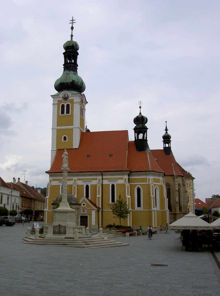 Kszeg, St. Emerich Kirche, erbaut ab 1615 durch Baumeister Valentin Marx (30.07.2014)