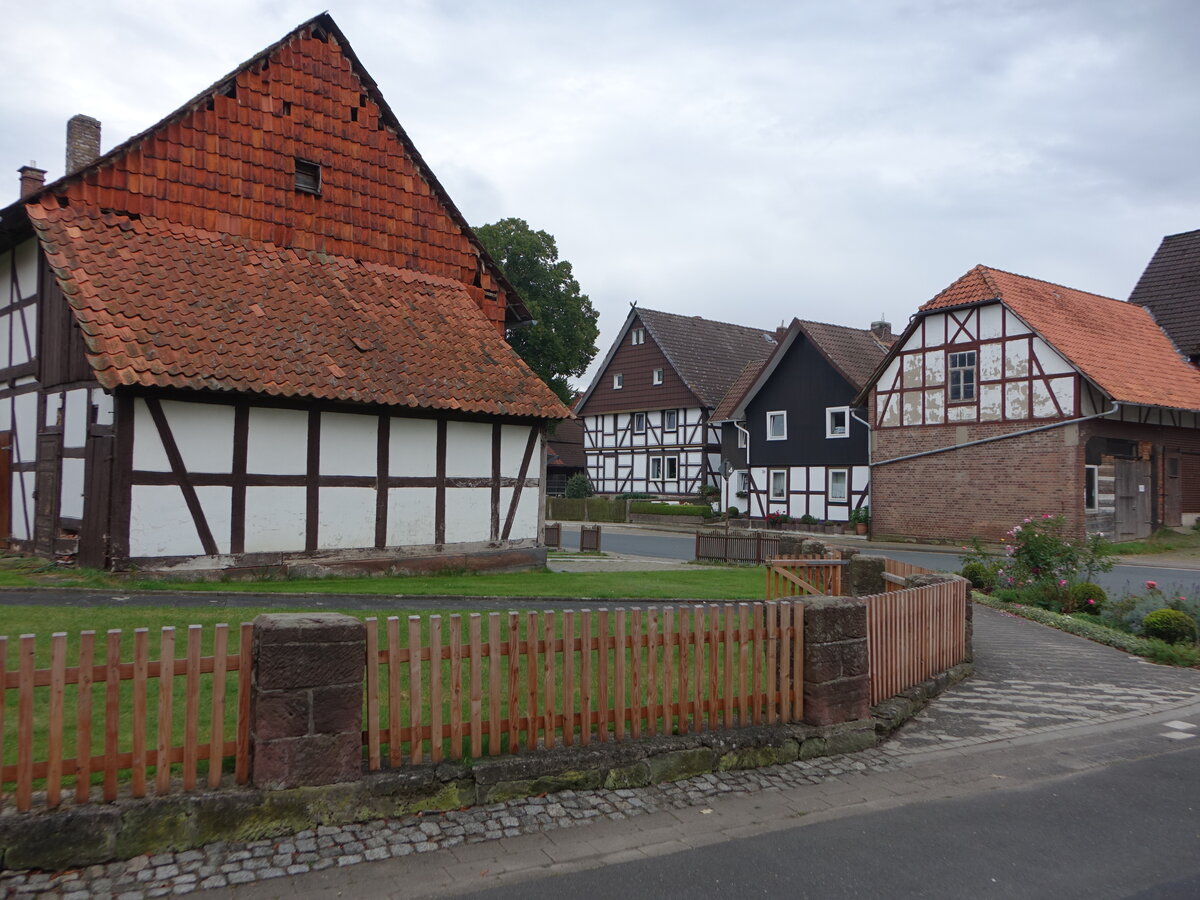 Kohnsen, Fachwerkhuser im Unterdorf (29.09.2023)
