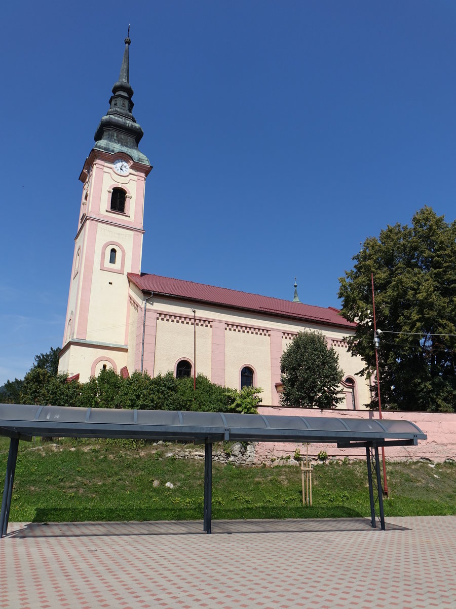 Kokava nad Rimavicou / Kochseifen, Pfarrkirche St. Peter und Paul, erbaut bis 1820 (29.08.2020)