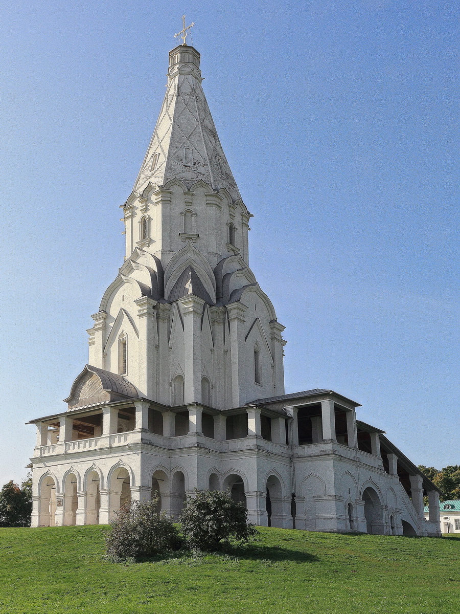 Kolomenskoje ist eine alte Zarenresidenz sdstlich der Moskauer Innenstadt, hier ein Bauteil am 25. September 2017.