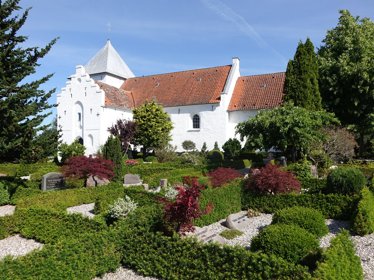 Kolt, romanische Ev. Kirche, erbaut im 11. Jahrhundert (07.06.2018)