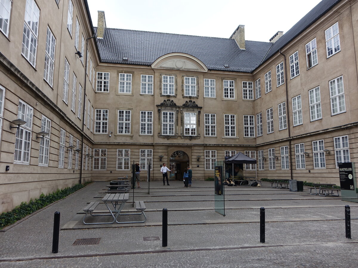 Kopenhagen, Innenhof des dnischen Nationalmuseum in der Ny Vestergade (23.07.2021)