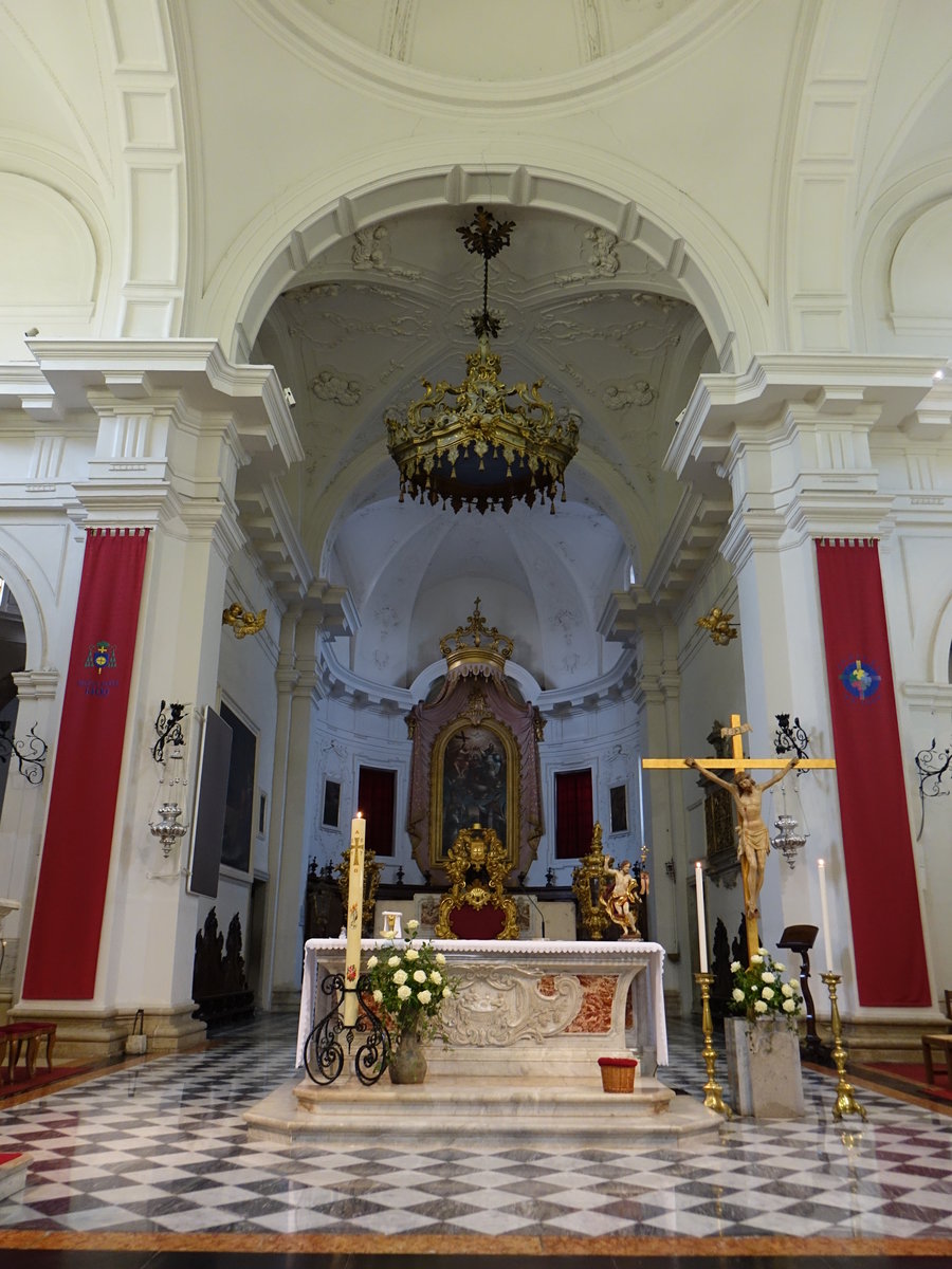 Koper, Hochaltar in der Kathedrale Maria Himmelfahrt (28.04.2017)