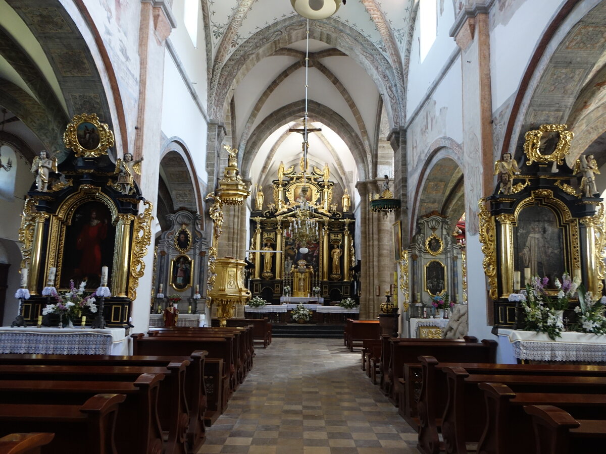Koprzywnica, frhbarocke Ausstattung in der St. Florian Kirche (18.06.2021)