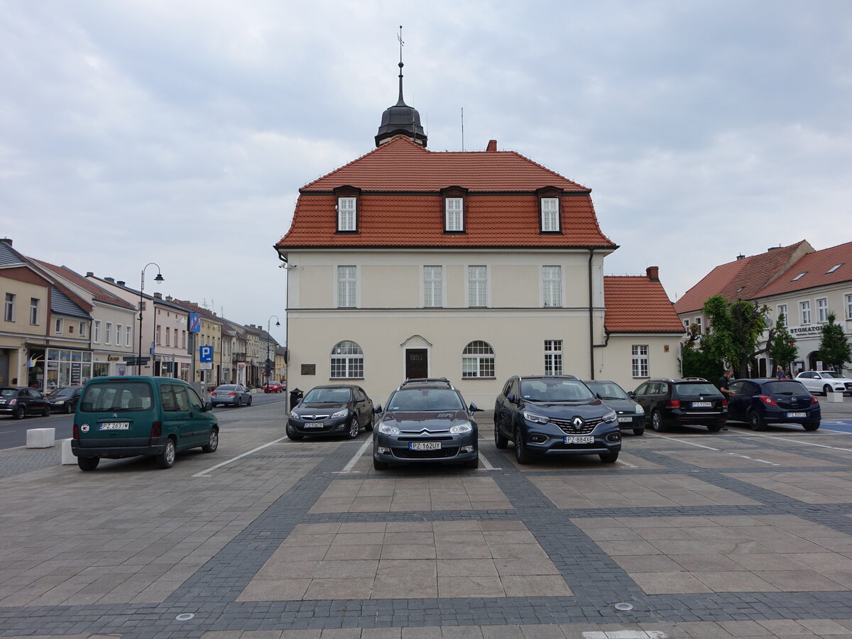 Kornik / Kurnik, barockes Rathaus am Rynek Platz (12.06.2021)