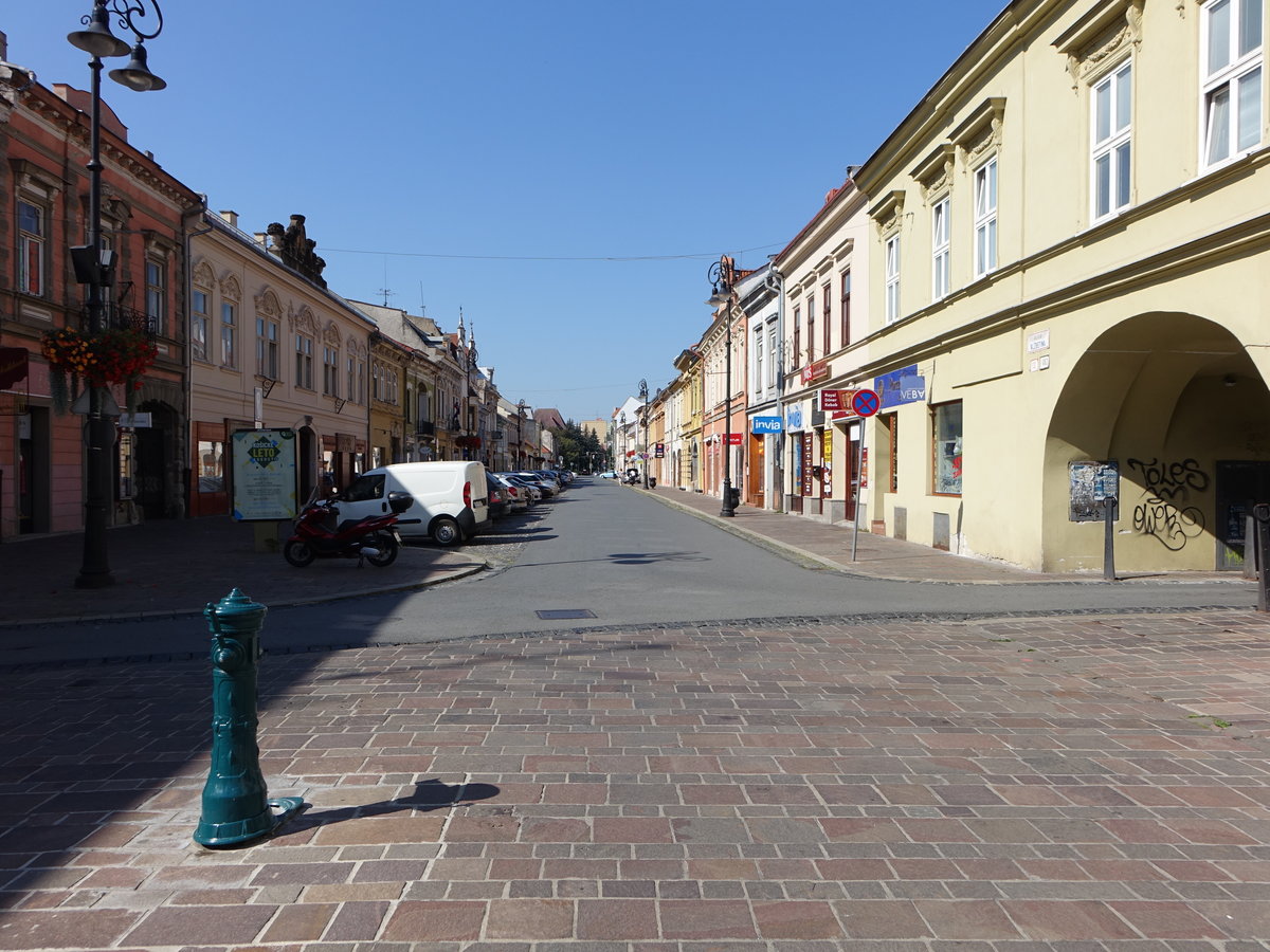 Kosice / Kaschau, Gebude in der Alzbetina Strae (30.08.2020)