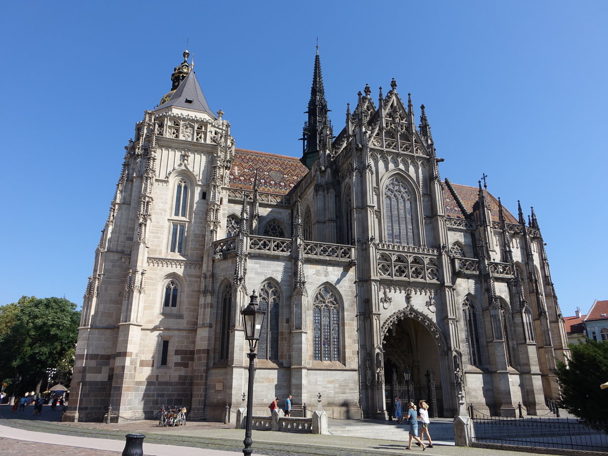 Kosice / Kaschau, gotischer Dom St. Elisabeth, erbaut ab 1378 (30.08.2020)